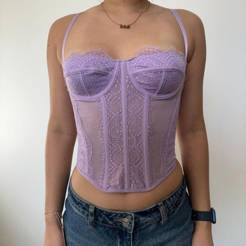 American-Style Sexy Sling Vest Inner Match Outwear Corset Silm Slimming and Short Lace Lace Fishbone Waist Girdle Tops