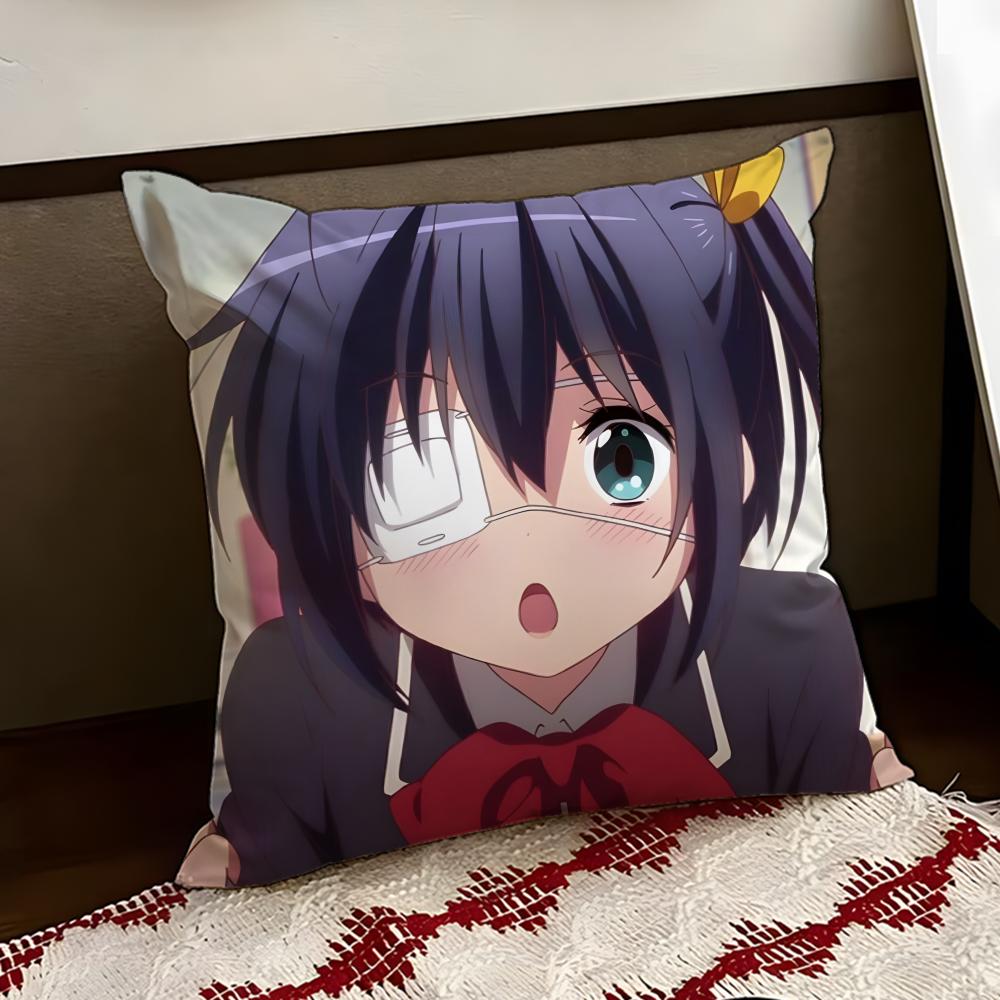 Love Chunibyo  Other DDelusions Cushion Cover Reversible Soft Durable Pillo Cover Home Car MultiScene Use for Daily Comfort