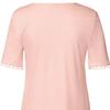 Hanro Cotton Short Sleeve Pajama Set 74810 Pink Blaze