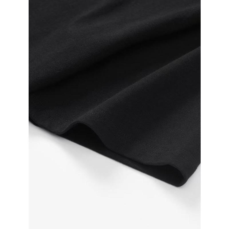Taglie Europee T-shirt da Uomo Ride Or Die Stampa Posteriore Moto - T-shirt Nera con Fantasia Moto - Abbigliamento Casual Comodo e Traspirante
