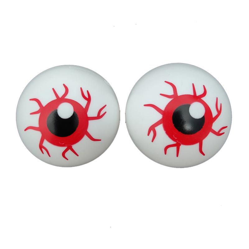 Halloween DIY Ghost Eye Prop: Colorful Bouncing Eyeball Accessory (2.3-4cm)