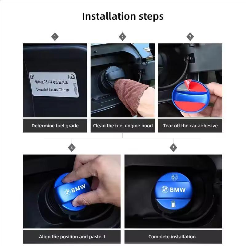 Car Oil Tank Protect Cover Refuel Fuel Tank Cap Accessories Motorcycle Sticker For BMW M E46 E90 E60 F30 F10 E39 E36 F20 E87 E92 jbdf70