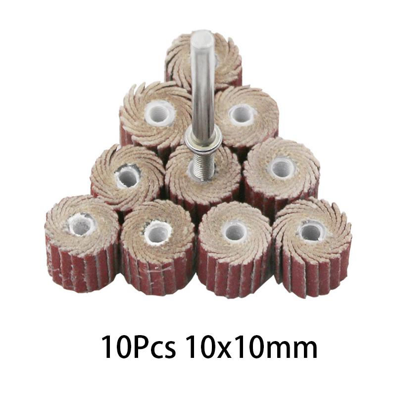 Schleifpapier Schleifklappen Polierscheiben Schleifscheibe Lamellenpolierscheibe Für Rotationswerkzeug Für Dremel Zubehör Mit Dorn