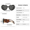 Women's Heart-shaped Diamond Studded Sunglasses Personalized Dance Party Glamorous Accessory