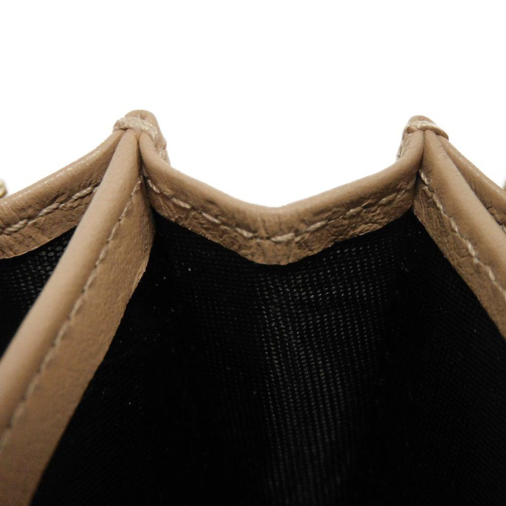 Used Guccissima Coin Purse 9539 544249 BMJ1G 2754 7943 with Embossed Double G Logo and Zip Around Closure, Micro GG