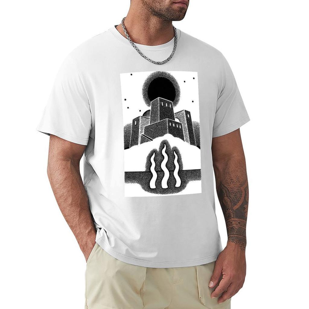 Threshold House T-Shirt Man T Shirt Vintage Clothes Tees Cotton T Shirt Men