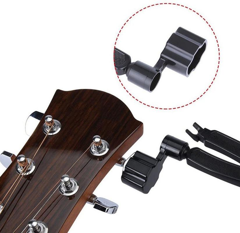 3 In 1 Multifunction Guitar Accessories Guitar Picker  Strings Winder String Pin Puller Cutter Tool