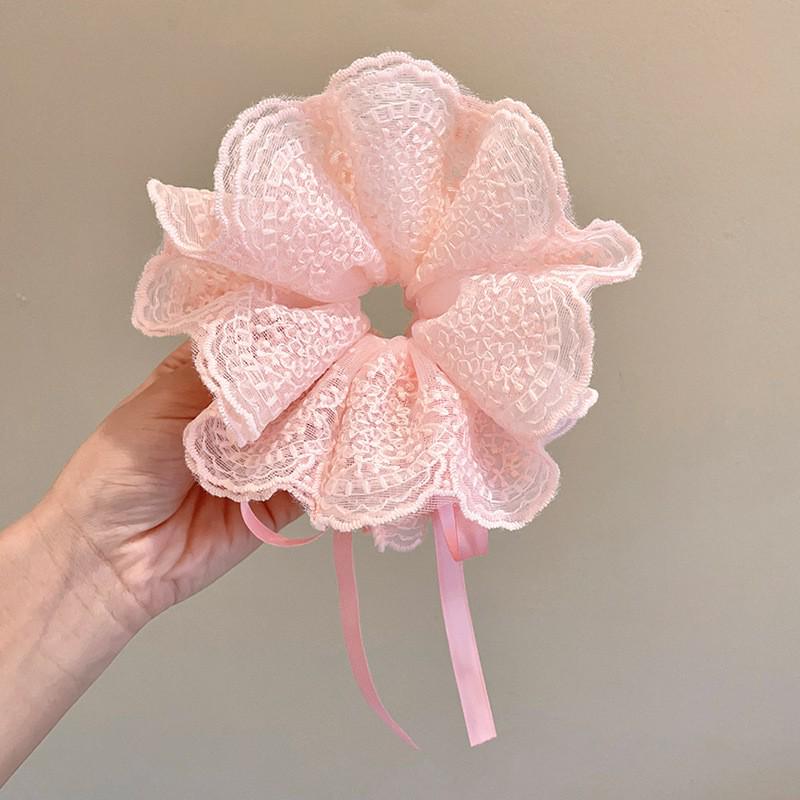 Fairy Girl Lace Scrunchie Adjustable Headband Hair Tie