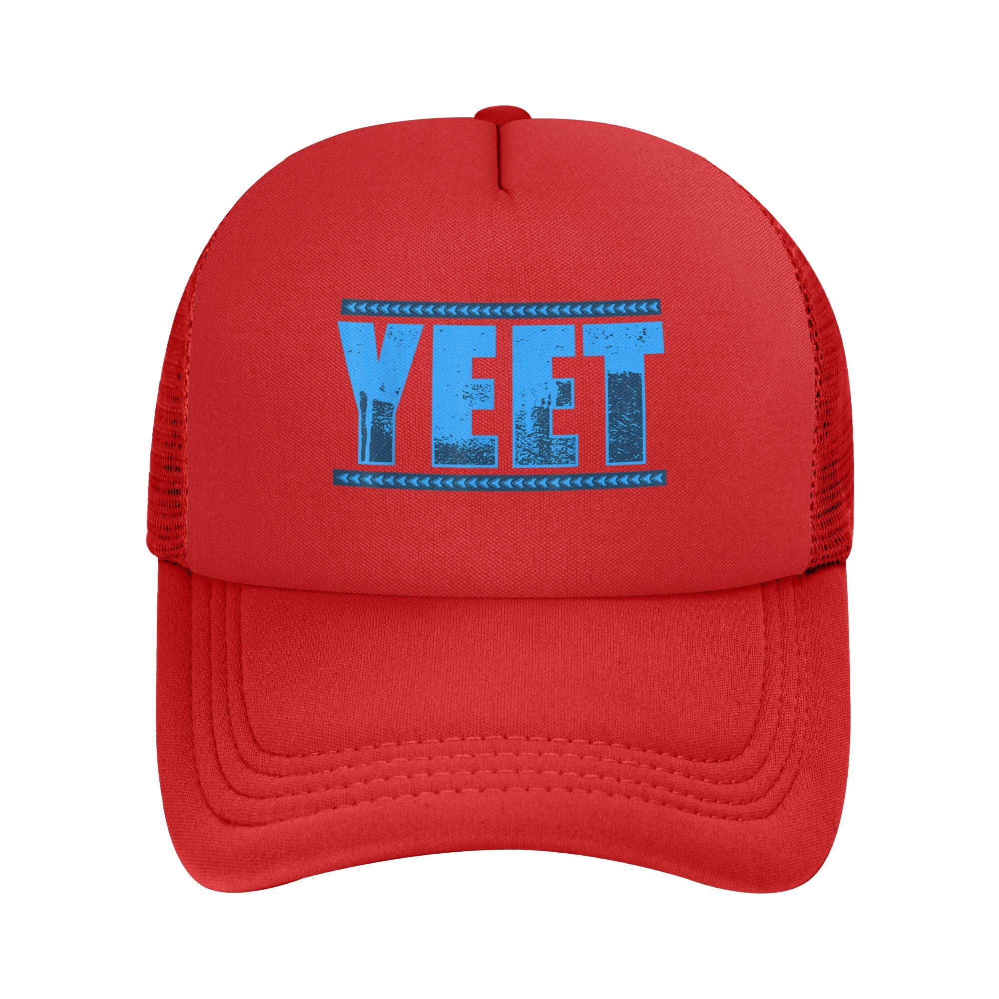 

Сетчатые бейсболки Jey Uso Yeet Унисекс Женские Спортивные Тракерные Кепки Кепка Регулируемая Кепки Snapback Кепки от Солнца Осенняя Кепка Тракер One Size