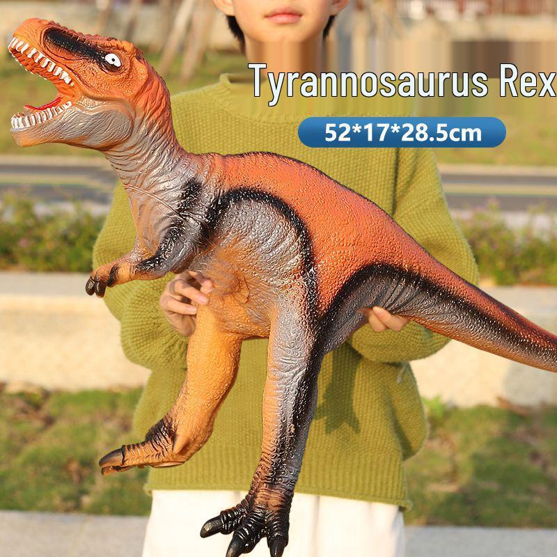 Large Soft Rubber Tyrannosaurus Rex Dinosaur Toy for Kids