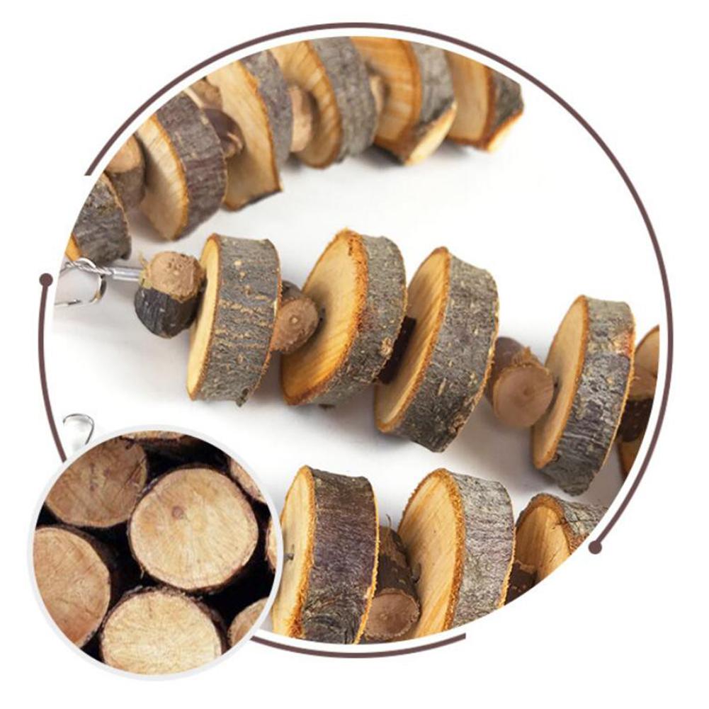 Natural Wood Chew Toy Small Animal Snack Toys Suitable For Rabbit Guinea Pig Chinchilla Hamster
