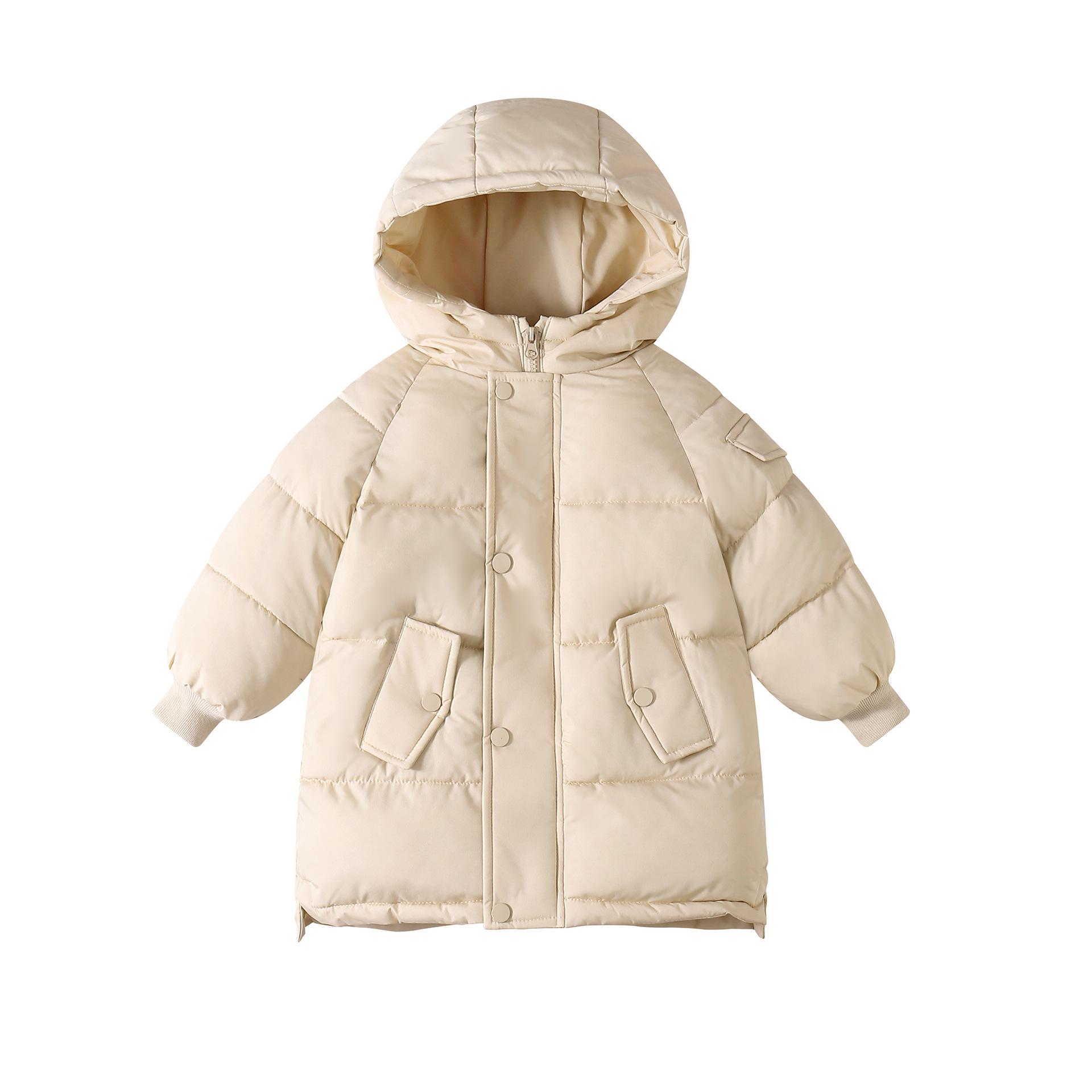 

Children s Casual Down Cotton Thick Cotton-padded Jacket for Boys and Girls Autumn and Winter 100cm
