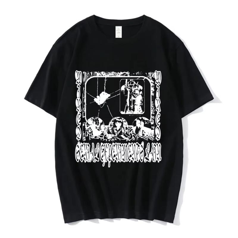 Anime Serial Experiments Lain T-Shirt Men Women Graphic T Shirts Unisex Iwakura Manga Girl Sci Fi Short Sleeve Tee Tops 62463