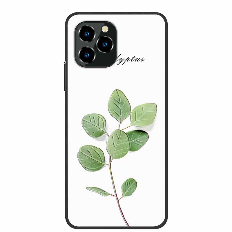 For Oukitel C21 Pro Case Luxury 3D Blossom Emboss Silicone Phone Case For C21pro Shockproof Coque Relief Flowers Funda Capa