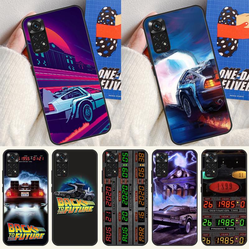 Back To The Future Time Machine Case For Xiaomi Redmi Note 13 12 Pro 14 11 9 10 9S 10S 11S 12S Redmi 14C 13C 10C 12C Cover