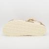 Sandals with Footbed for Ivory cm [EDWIN] Women, (003) 25.0