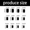 24Pcs Short Square Fake Nail Press On Nail Artificial Nail False Nail Glues On Nail Designs French Nail Tips Gifts