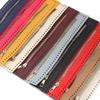 1pc 27cm Long Leather Zipper Practical Soild Zipper For Home Crochet Bags Handbag Hardware Leather Zipper Sewing Accessories