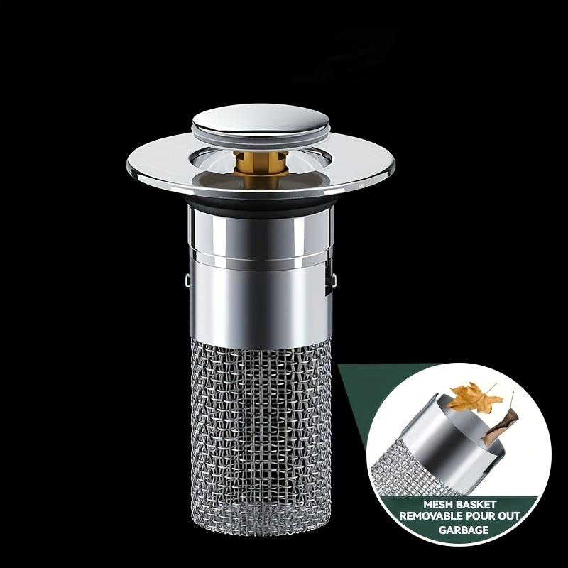 

1 шт. Заглушка для раковины ванной из нержавеющей стали, корзина-фильтр, слив для раковины, уловитель волос для ванной комнаты, туалета, кухни