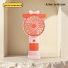 Portable Mini Cartoon Flower USB Desk Fan - Student Gift