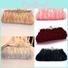 Dazzling Women Purse Clutch Crystal Satin Fashion Day Clutches Soft Handbag Purse Formal For Party Cocktail Wedding