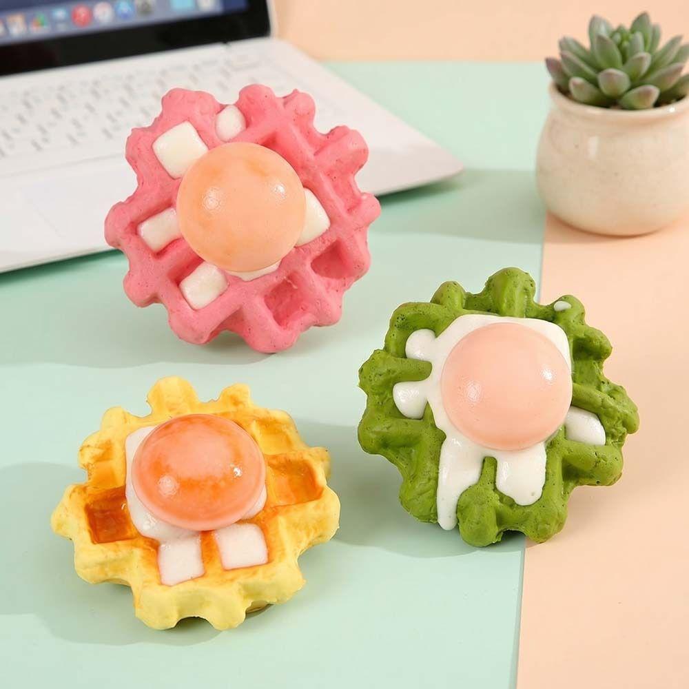 Hand Relax Simulation Bread Squeeze Toy Food Shape Sensory Fidget Toy Kids Adults
