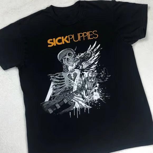 SICK PUPPIES 2010 Tour Collection Gift Black All Size Unisex Tee Shirt HH163 XS