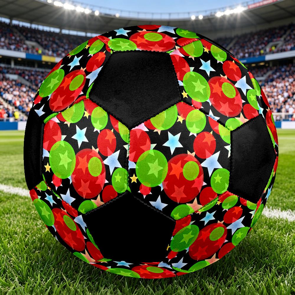 1pc Christmas Ball Outdoor Sports Football, Size 5, Comfortable And Durable Feel,Gift yy101
