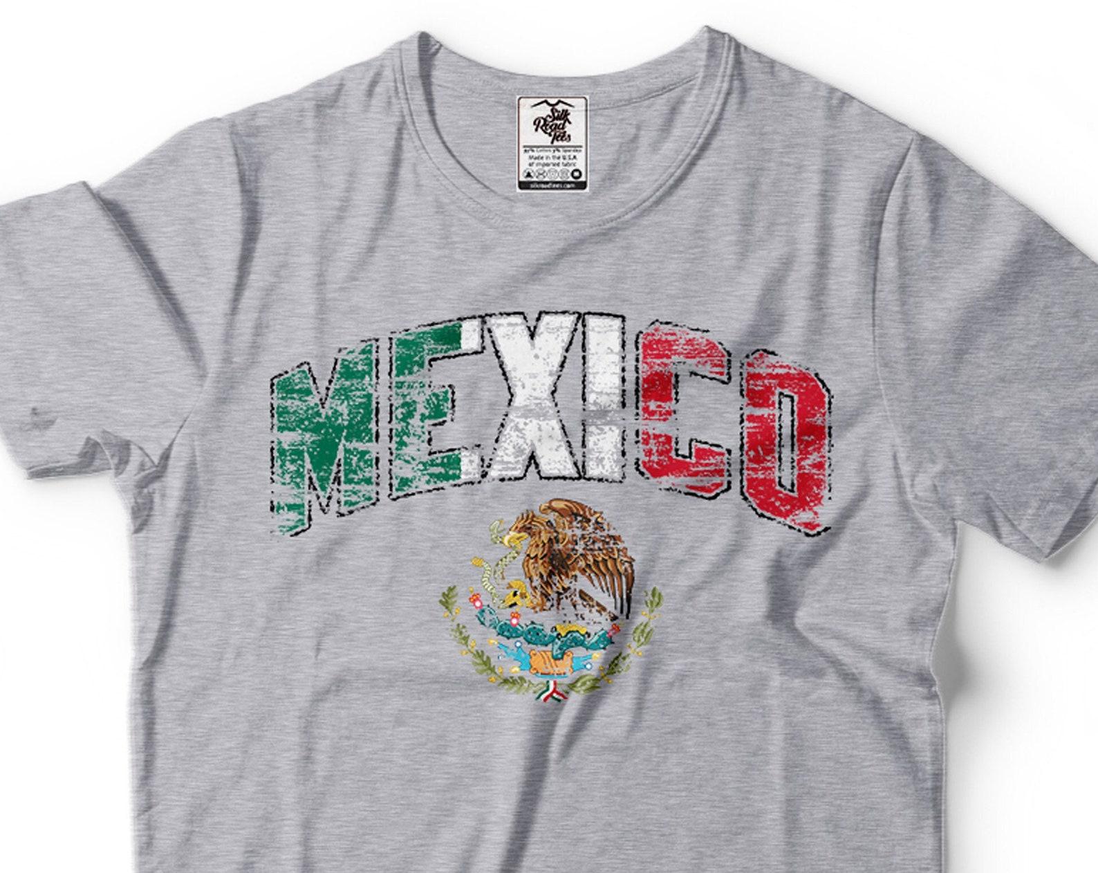 Mens Mexico Flag T-Shirt: Patriotic Mexican Tee 3XL
