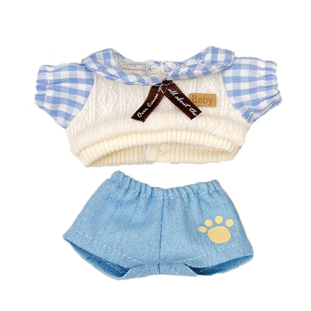 

Аксессуары для игрушек Плюшевая кукла Лабубу Наряд Мини-хлопковая одежда для куклы Детские игрушки для девочек Style A