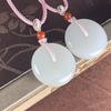 Xinjiang Mutton Fat Hetian Jade Ping An Kou Pendant – Fine Texture, Warm & High-Density Jade.