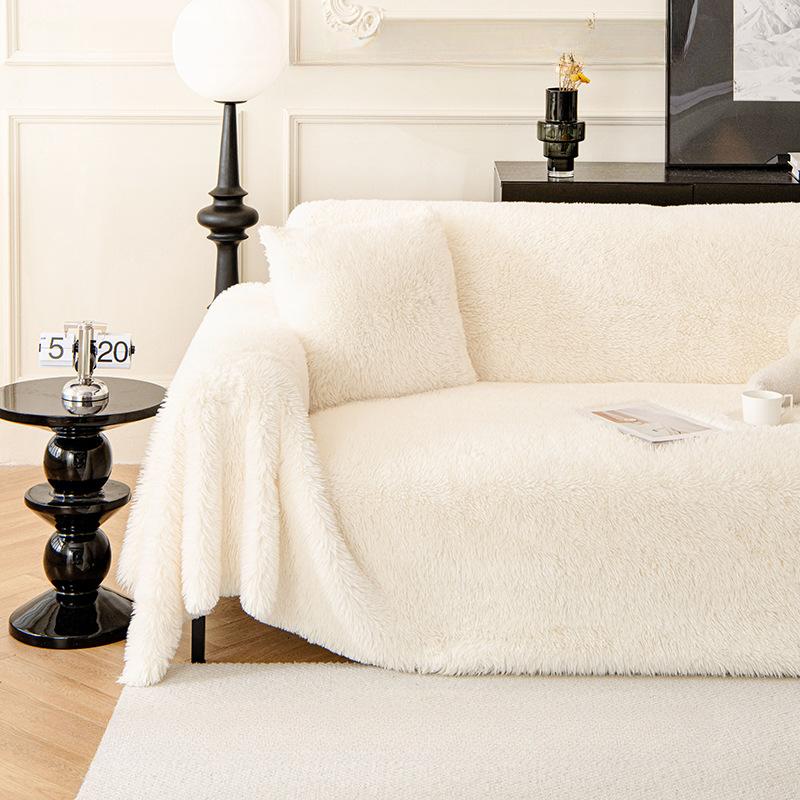 INS French Plush Sofa Towel Living Room All-Inclusive Universal Sofa Cover Cloth Dust Cover Cover Blanket Blanket