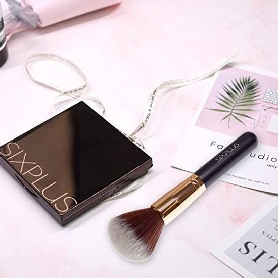 Six Plus Shikkusu Purasu Noble Gold Powder Brush F01 (Black)