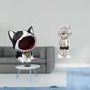 Astronaut Cat Statue Art Craft Ornament Modern Decorative Figurine for Table Centerpiece Bedroom