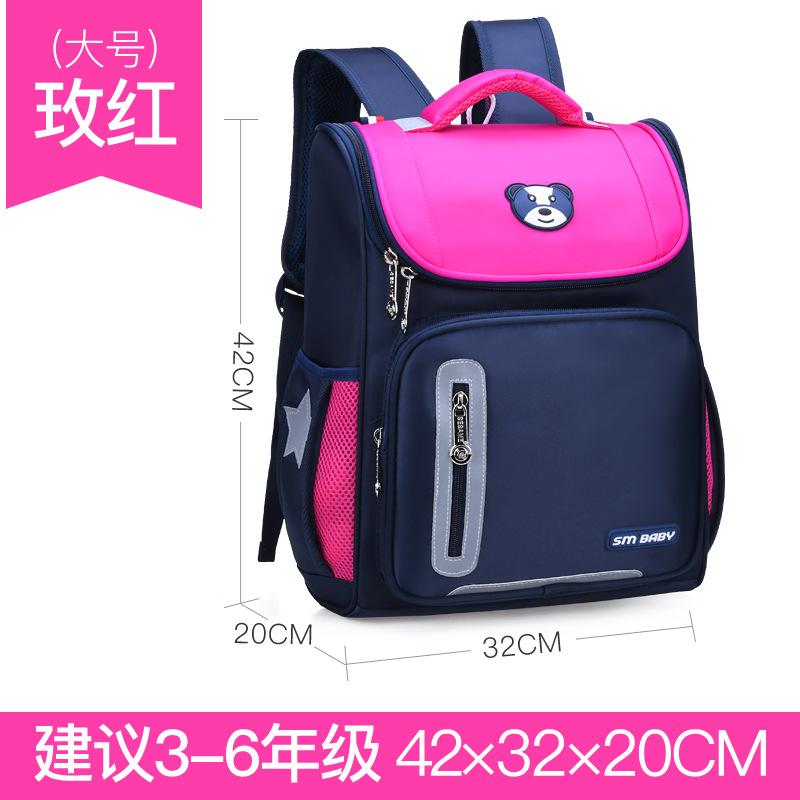 Elementary school bag, children's space bag, anti-splashing rod backpack.