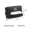 Car Tissue Box Leather Toilet Paper Holder Seat Back Tissue Organizer Bag For Mazda 3 CX5 5 2 323 CX7 MX30 CX30 CX3 CX9 MX5 RX7