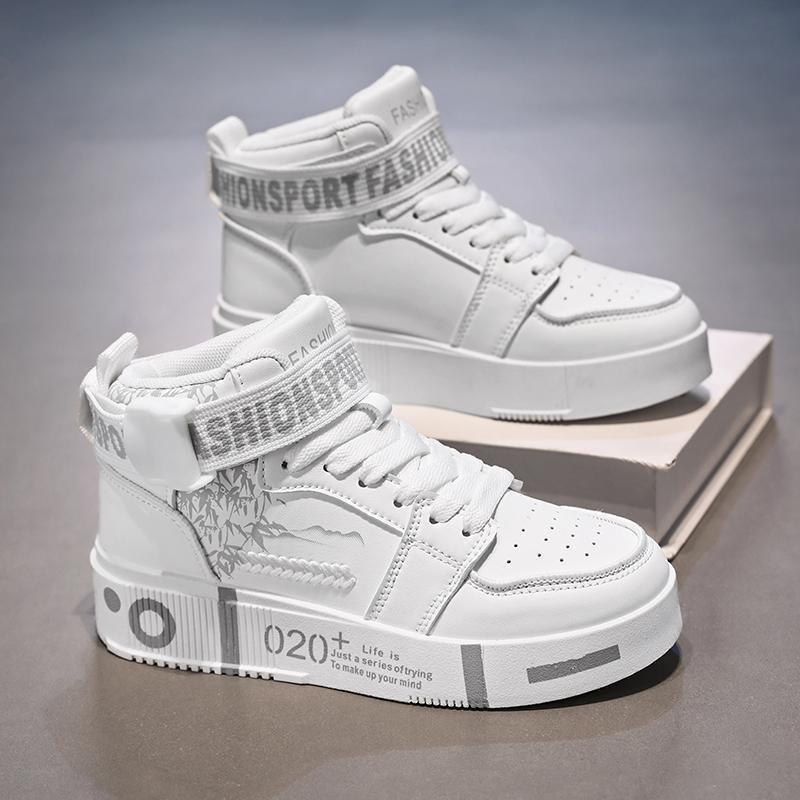 Klassenkamerad Jahr alt lässig Eltern-Kind Segeltuchschuhe High-Top Sportschuhe Junge Schüler trendig Mädchen