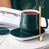 USB Heating Mug Set Ceramic Cup Coaster Warmer Coaster Coffee Mug Heating Pad  Office