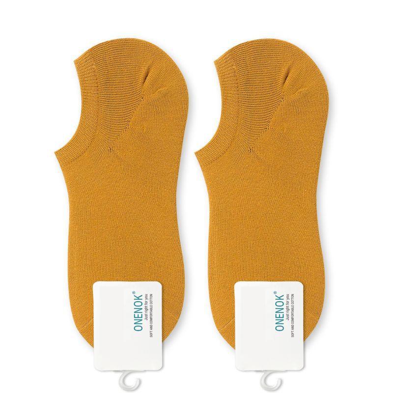 

Men s Fine Combed Cotton Anti-odor Breathable Anti-sweat Anti-slip Non-slip Short Invisible Boat Style Stockings for Summer Pure Cotton 1 pair імбирний