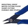 10PCS 170 Model Scissors Blue Diagonal Pliers Electronic Pliers Plastic Water Nozzle Pliers Electronic Cutting Nozzle Pliers