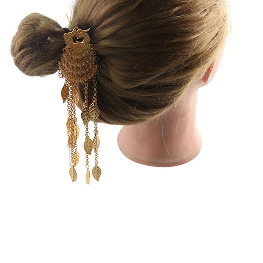 Sticks Hair Accessories Animals Women Hair Fork Chinese Hairpins Peacock Hair Sticks Long Chain