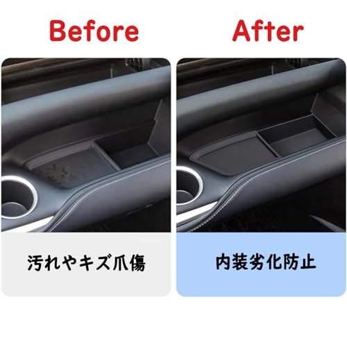 Fucaten Compatible with Toyota New Voxy/Noah 90 Series (January 2022 - Current) Car Storage Box, Car Storage Tray, Small Item Storage, Anti-Slip,