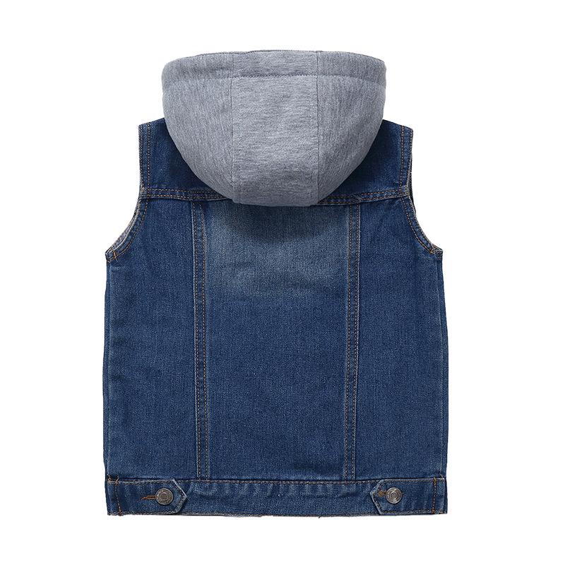 Kinder-Frühlings-/Herbst-Denimweste – Lässiger Stil für Jungen & Mädchen 2021
