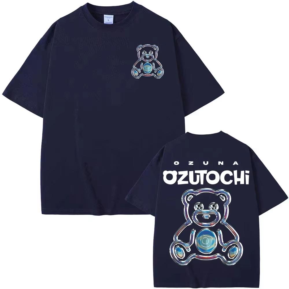 Rapper Ozuna Ozutochi Album Cover Essentielle T-Shirts Mode Vintage Herren Damen FrühlingSommer Kurzarm Oberteil Streetwear