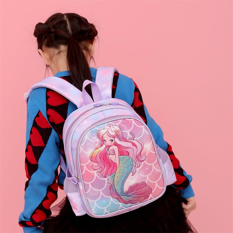Cute Cartoon Unicorn Kids Backpack Breathable Oxford Cloth Lightweight School Bag