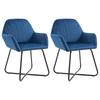 Dining Chairs Set of 2 Velvet