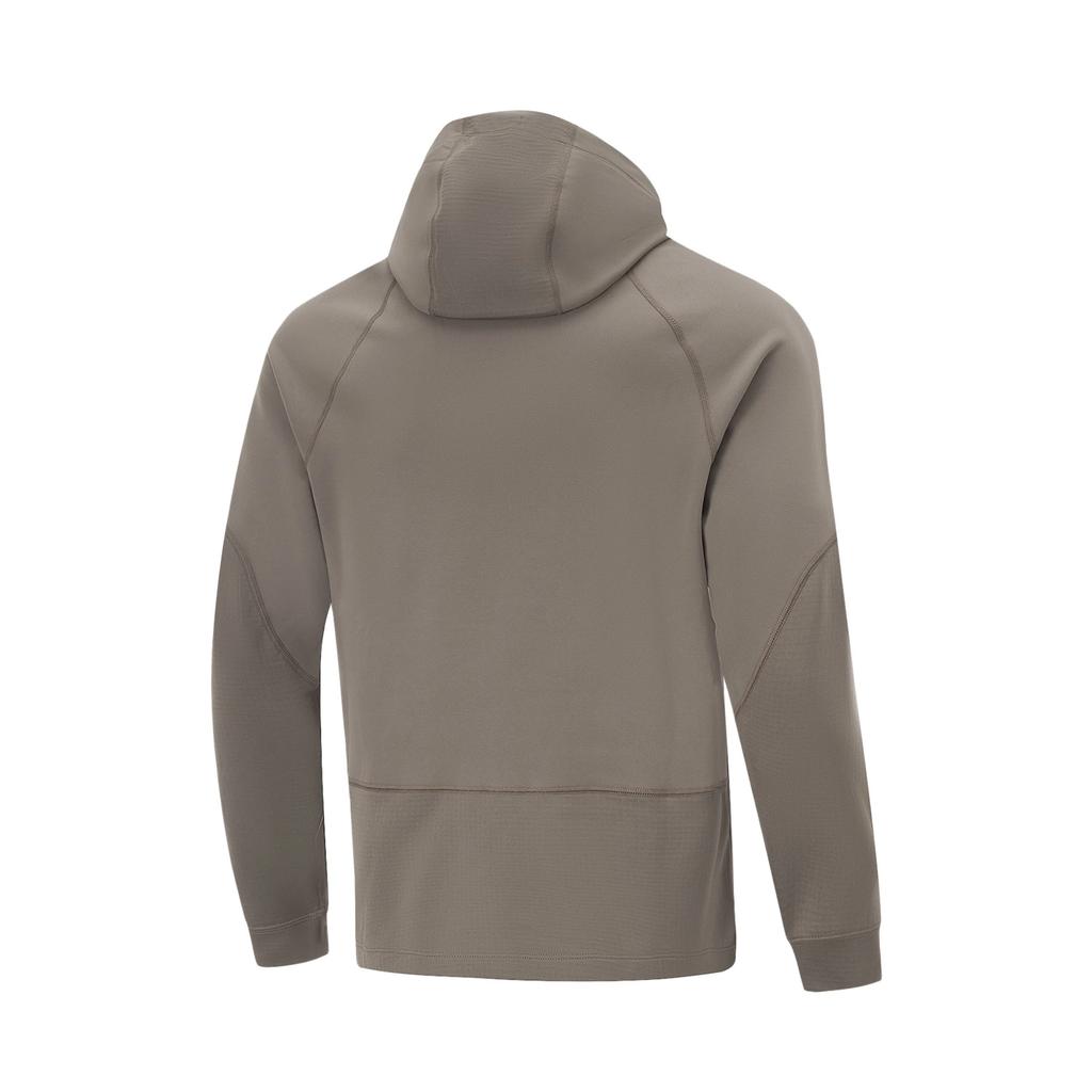 Li Ning Professional Basketball Series CBA Lettered Hooded Soft Comfortable Breathable Versatile Casual Sweatshirt Men Sweatshirt AWDU527-3