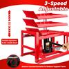 2-Piece Hydraulic Car Ramps, 5T Capacity, Adjustable Height for Home Garage Vehicle Repair and Oil Changes