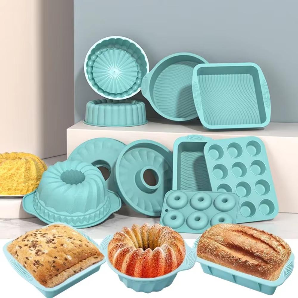 Reusable 3D Cake Mold Silicone Cake Tray DIY Baking Mold  Jelly