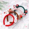 Cloth Snowman Christmas Cartoon Headband Hair Accessories Korean Style Head Hoop Women Hair Band